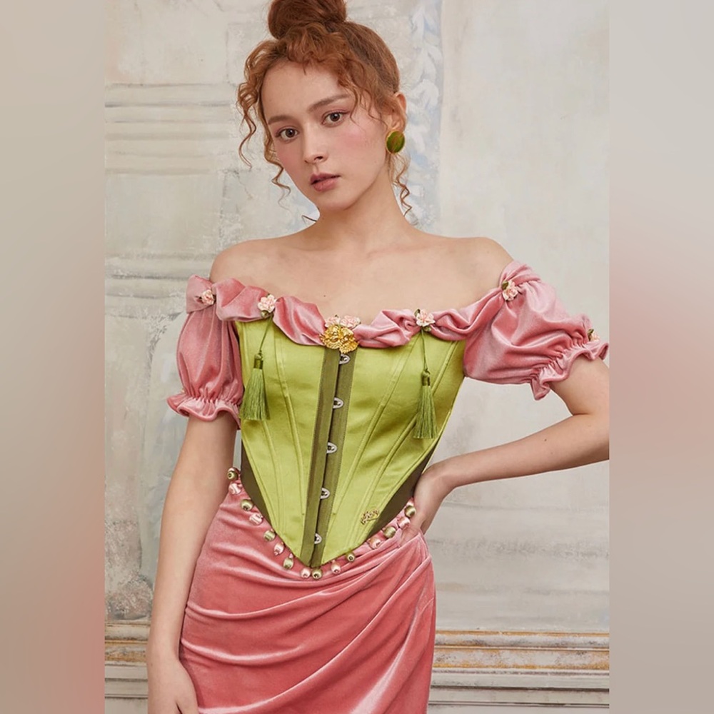 Lacemade Azalea Florence Corset Blouse L
